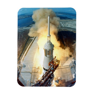 Apollo 11 Moon Landing Launch Kennedy Space Center Magnet