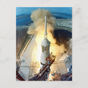 Apollo 11 Moon Landing Launch Kennedy Space Center Postkarte
