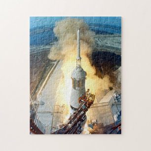 Apollo 11 Moon Landing Launch Kennedy Space Center Puzzle