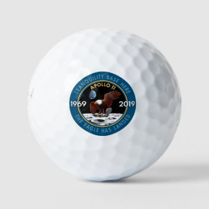 Apollo 11 Patch Insignien zum 50. Jahrestag der Mi Golfball