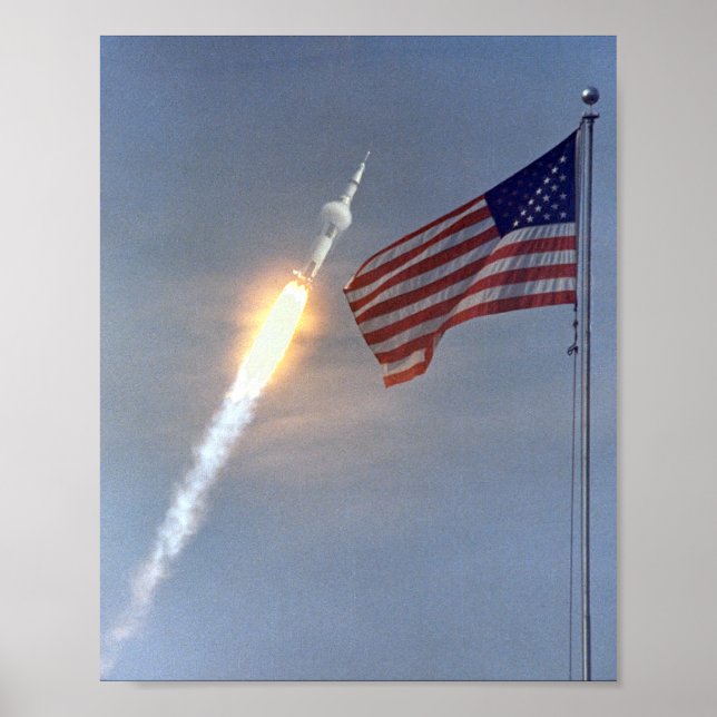Apollo 11 Startposter Poster (Vorne)