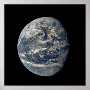 Apollo 11 View of the Earth Poster