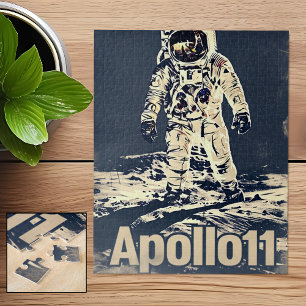Apollo 11 Vintage Poster Puzzle
