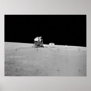 Apollo 12 Lunar Landungsort Poster