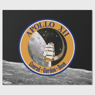 Apollo 12 Mission Patch Logo Geschenkpapier