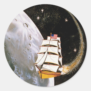 Apollo 12 Mission Patch Logo Runder Aufkleber