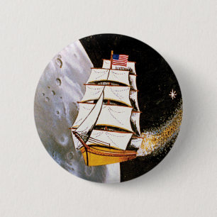 Apollo 12 Missionsabzeichen-Logo Button