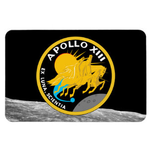 Apollo 13 Patch-Logo der NASA-Mission Magnet