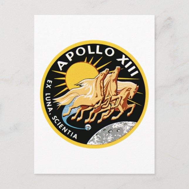 Apollo 13 postkarte (Vorderseite)