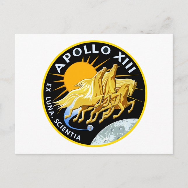Apollo 13: Überleben Postkarte (Vorderseite)