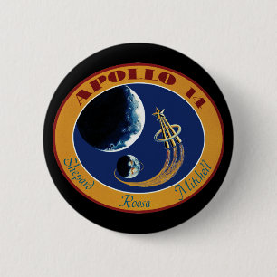 Apollo 14 Patch-Logo der NASA-Mission Button