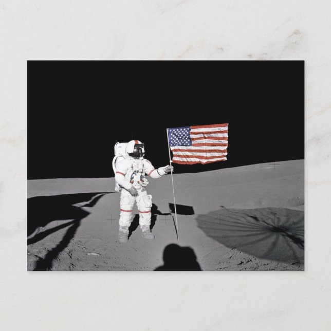 Apollo 14 postkarte (Vorderseite)
