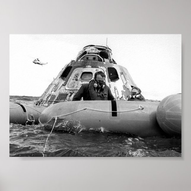 Apollo 14 Splashdown & Erholung Poster (Vorne)