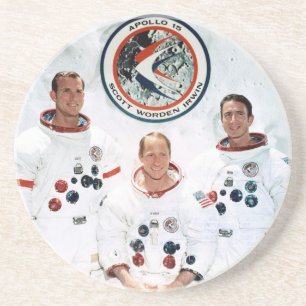 Apollo 15 Prime Crew Stone Untersetzer