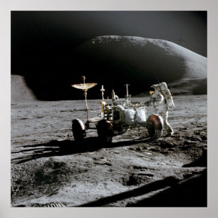 Apollo 15 Roving Vehicle Poster