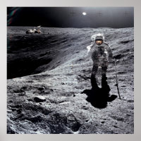 Apollo 16 Astronaut auf dem Mond