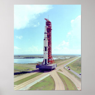 Apollo 17 auf der Crawlerway Poster