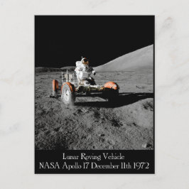 Apollo 17 Lunar Fahrzeug Postkarte