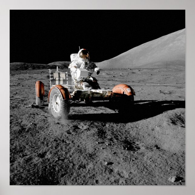 Apollo 17 Lunar Rover Poster (Vorne)