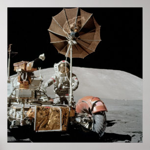 Apollo 17 Lunar Roving Vehicle Poster