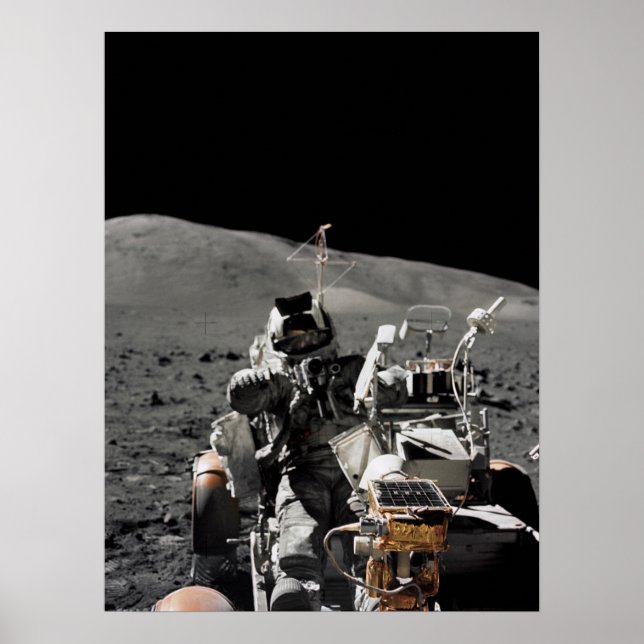 Apollo 17 Lunar Roving Vehicle Poster (Vorne)