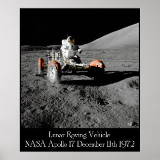 Apollo 17 Lunar Vehicle Poster