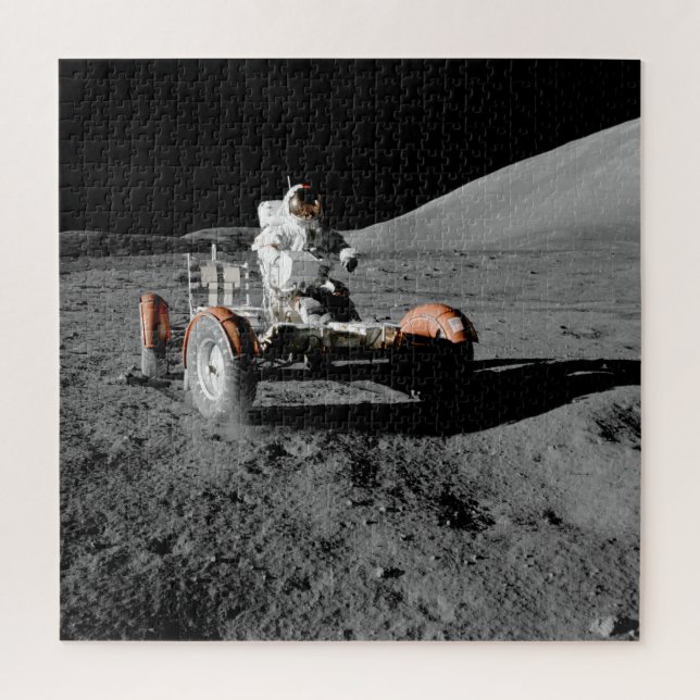 Apollo 17 Mission Lunar Rover Dezember 1972 Puzzle (Vertikal)