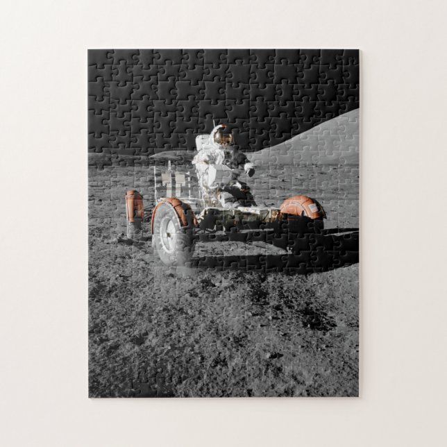 Apollo 17 Mission Lunar Rover Dezember 1972 Puzzle (Vertikal)