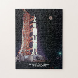 Apollo 17 Moon Mission Poster Puzzle