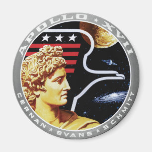 Apollo 17 NASA-Missionsabzeichen-Logo Magnet