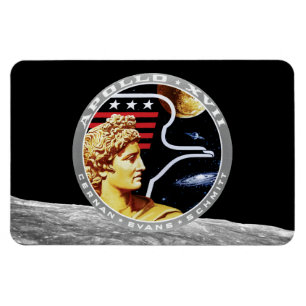 Apollo 17 Patch-Logo der NASA-Mission Magnet