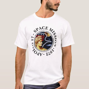 Apollo 17 Raumfahrt-Mission 1972 Insignien T-Shirt