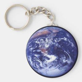 Apollo 17 Sicht auf die Erde im Weltraum Schlüsselanhänger