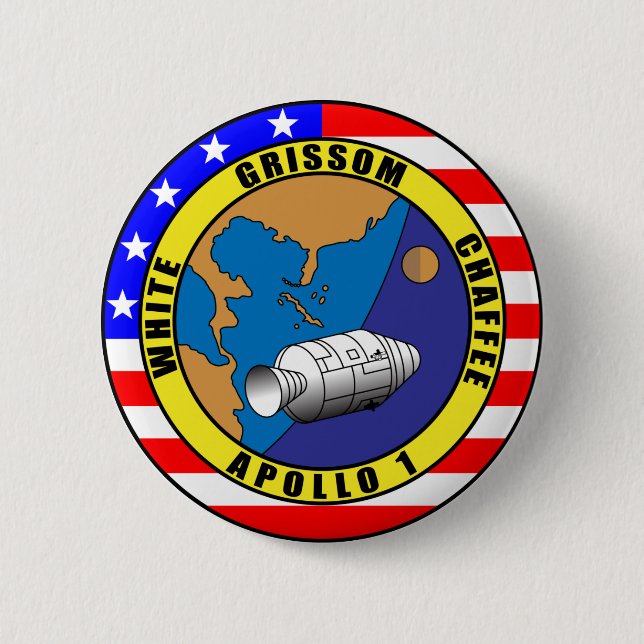 Apollo 1 button (Vorderseite)