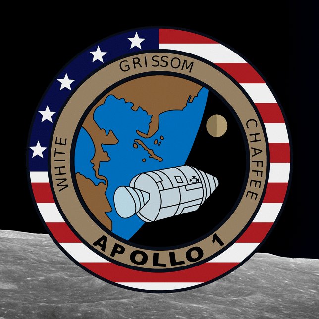 Apollo 1 Mission Patch Logo T-Shirt (Von Creator hochgeladen)