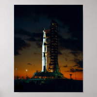 Apollo 4 Saturn V Rakete auf Launchpad - 1967
