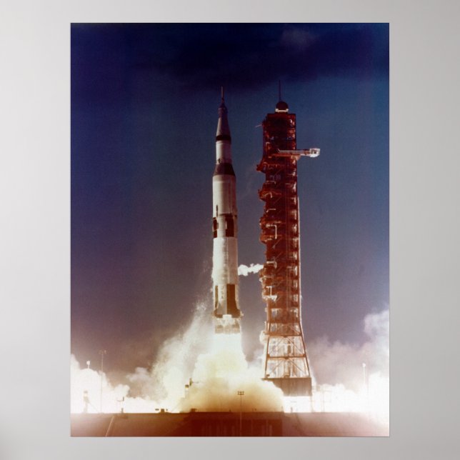 Apollo 4 Start Poster (Vorne)