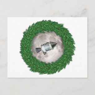 Apollo 8 Christmas Eve Moon Mission Postkarte