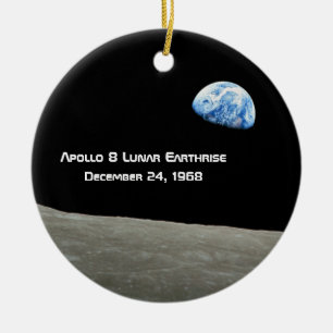 Apollo 8 Lunar Erdung 50 Jahre Jubiläum Keramik Ornament