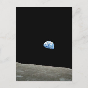 Apollo 8 NASA Moon Mission Earthrise Postkarte