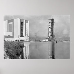 Apollo 8 Rollout aus dem Gebäude Fahrzeugbaugruppe Poster