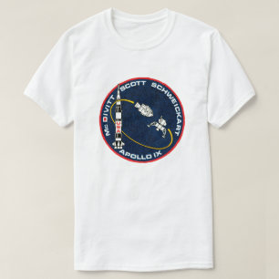 Apollo 9 Patch Logo für die Mission der NASA T-Shirt