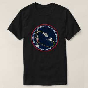 Apollo 9 Patch Logo für die Mission der NASA T-Shirt