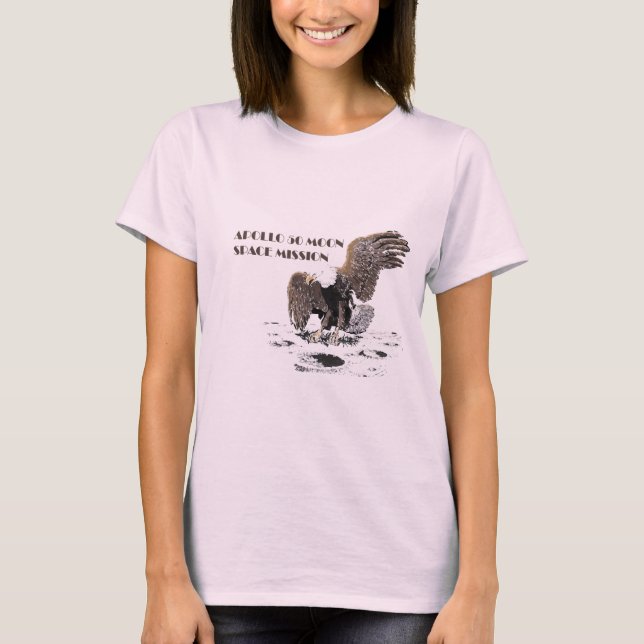 Apollo-Auftrag - Mond. 1969-2019. T-Shirt (Vorderseite)