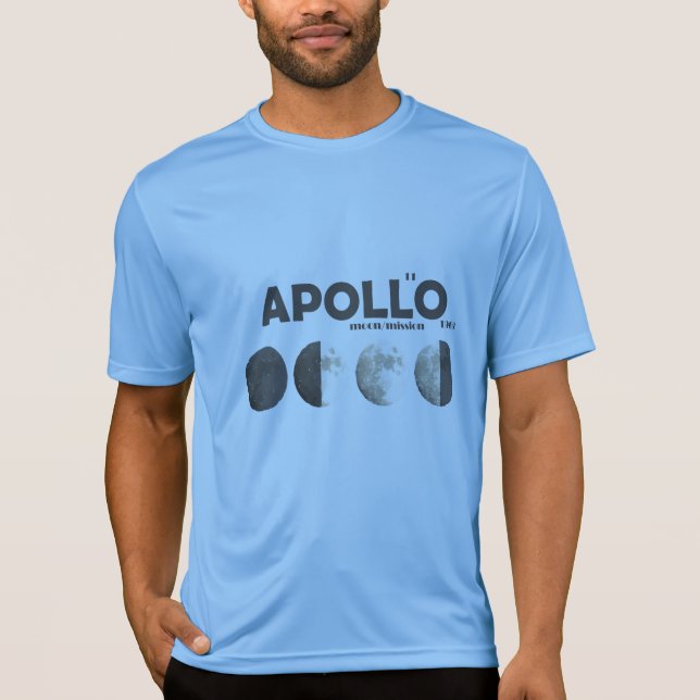 Apollo-Auftrag - Mond, 1969-2019 T-Shirt (Vorderseite)