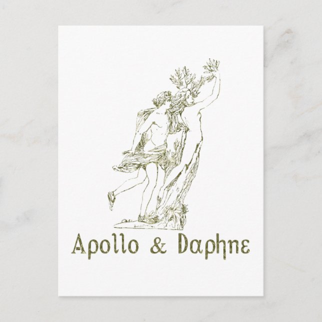 Apollo & Daphne Postkarte (Vorderseite)