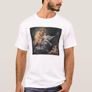 Apollo, der die Nymphe Leucothea streichelt (Öl T-Shirt