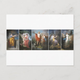 Apollo & die Musen Postkarte