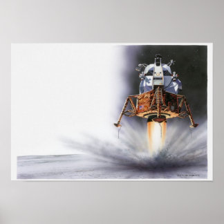 Apollo Eagle Lunar Modul Poster