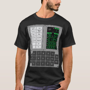 Apollo Guidance Computer Dsky T-Shirt